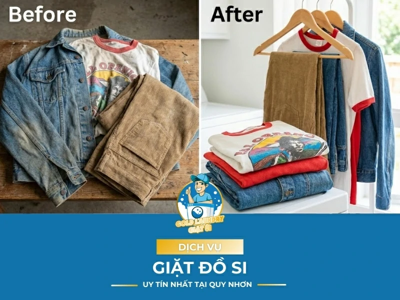Dịch vụ giặt đồ si