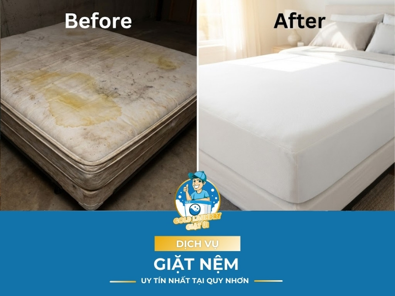 Dịch vụ giặt nệm tại Quy Nhơn