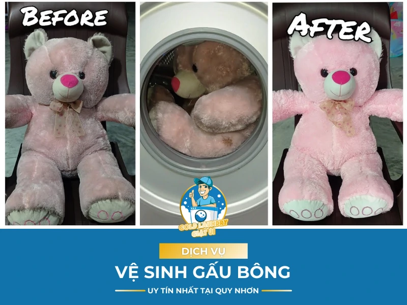 Dịch vụ vệ sinh gấu bông