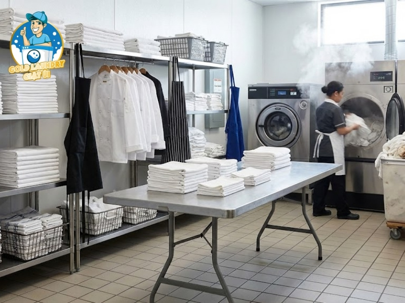 Lợi ích khi thuê ngoài dịch vụ giặt ủi nhà hàng