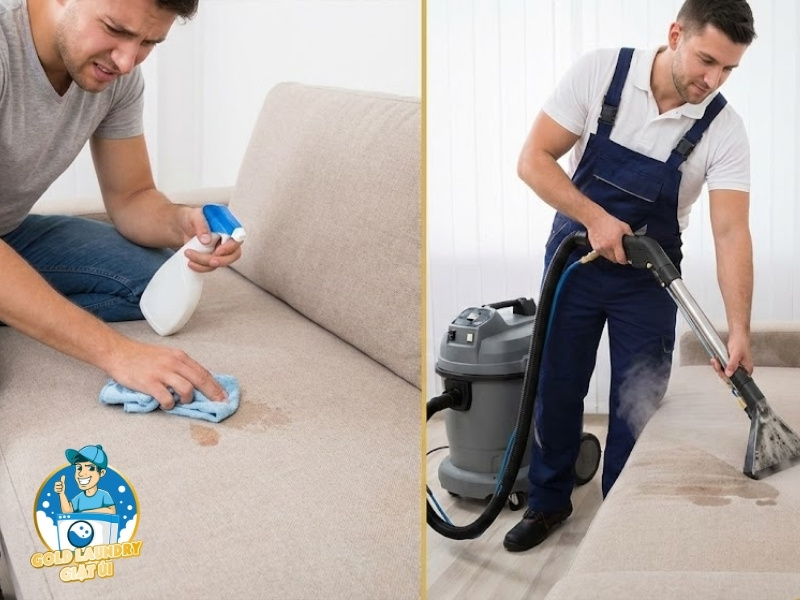 Nên tự giặt ghế sofa hay thuê dịch vụ chuyên nghiệp